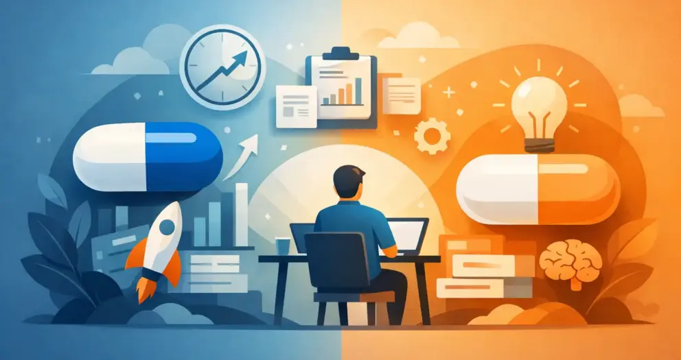Modafinil or Armodafinil Productivity?